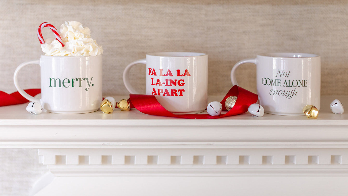 stackable ceramic cups of cheer PREORDER